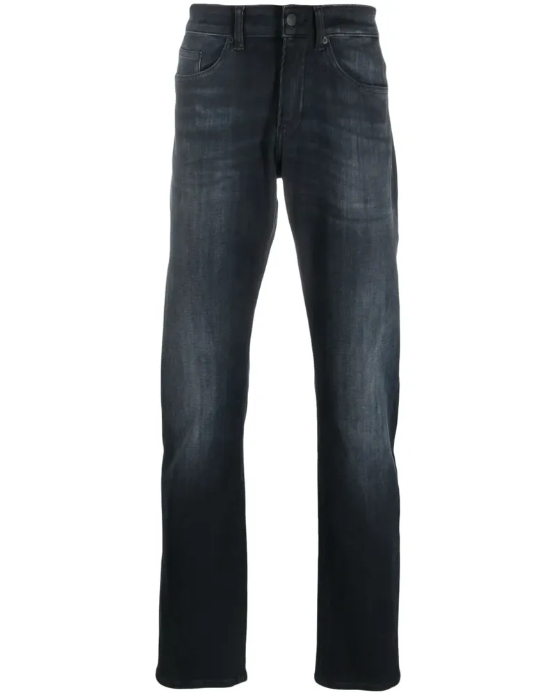 HUGO BOSS Jeans mit Logo-Patch - Blau Blau