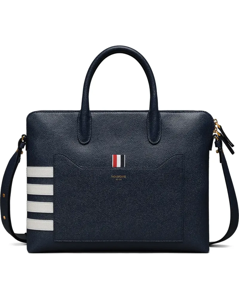 Thom Browne Handtasche aus Leder - Blau Blau