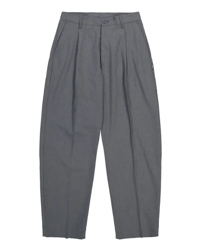 Neighborhood tuck-pleated trousers - Grau Grau