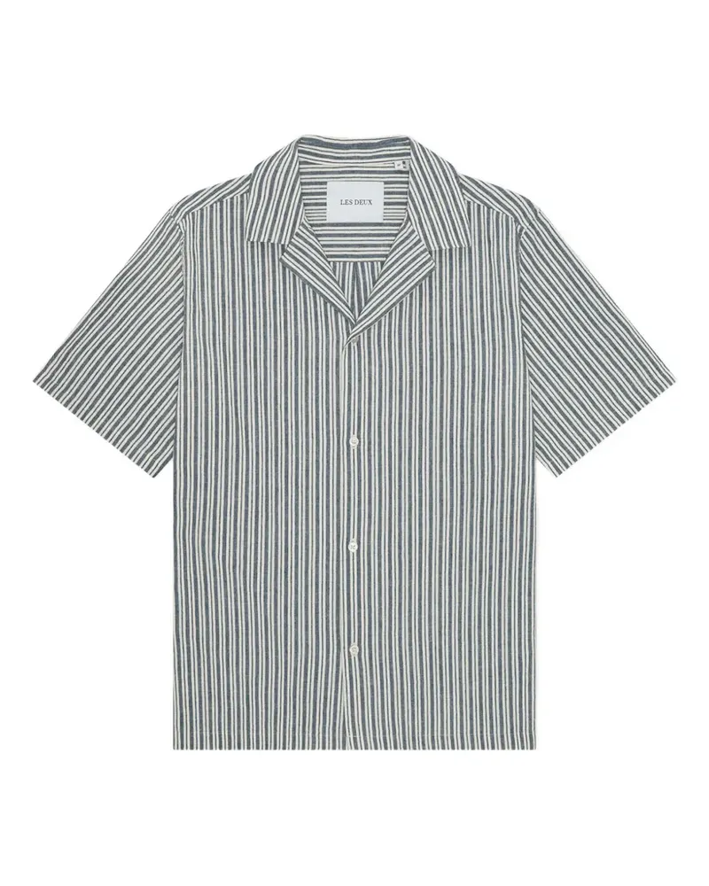 LES DEUX striped shirt - Blau Blau