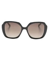 Tommy Hilfiger Eckige Sonnenbrille im Oversized-Look Schwarz