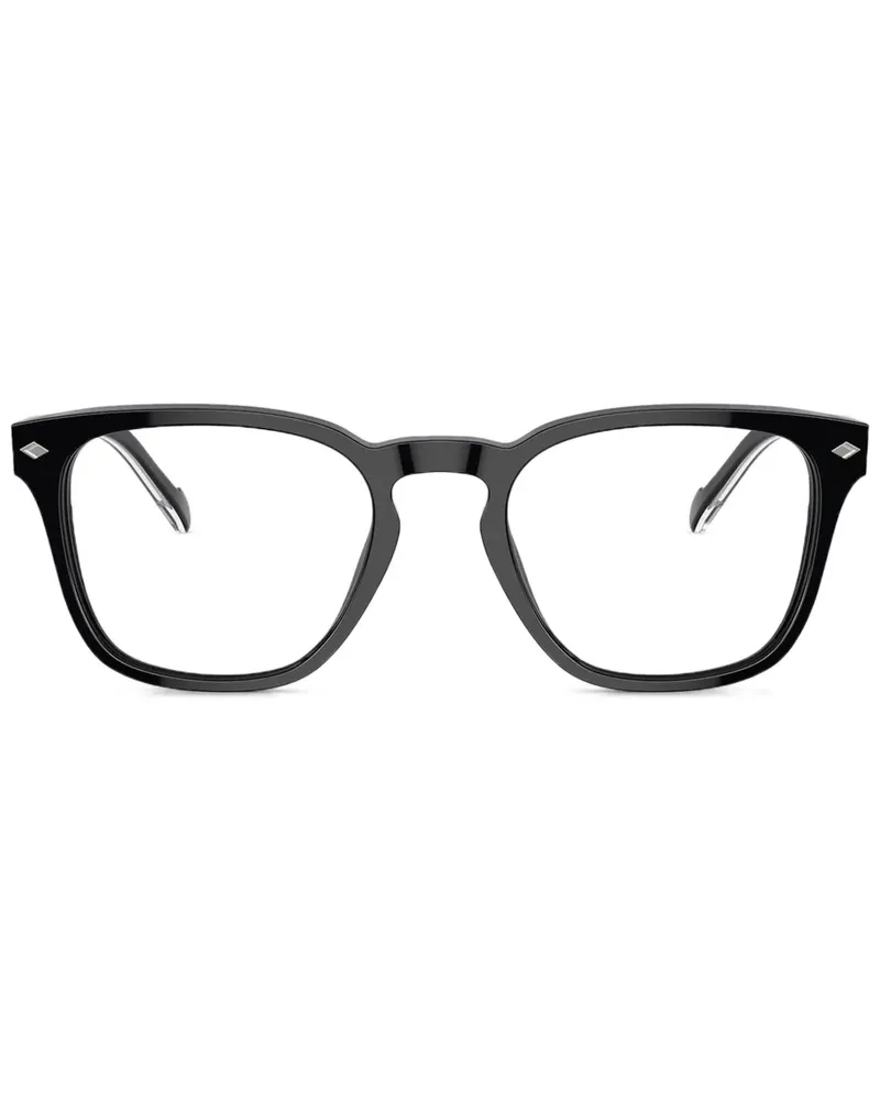Vogue Brille mit eckigem Gestell - Schwarz Schwarz