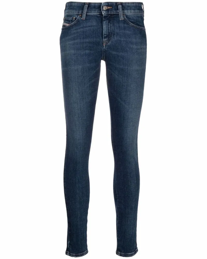Diesel Slandy Super-Skinny-Jeans - Blau Blau