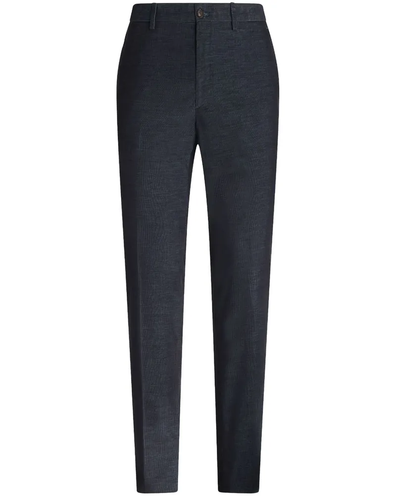 Etro Hose mit schmalem Schnitt Blau