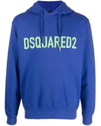 Dsquared2 Hoodie mit Logo-Print Blau