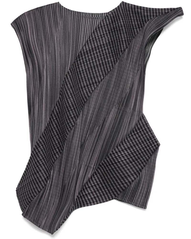 Issey Miyake Cosmic Rays Weste - Schwarz Schwarz