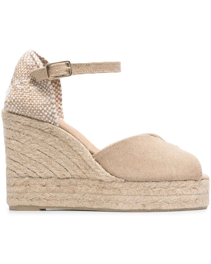 Castañer Bianca Espadrilles 115mm - Nude Nude