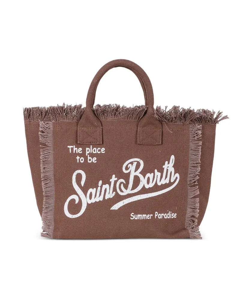 MC2 Saint Barth Colette fringe-trim tote bag - Braun Braun
