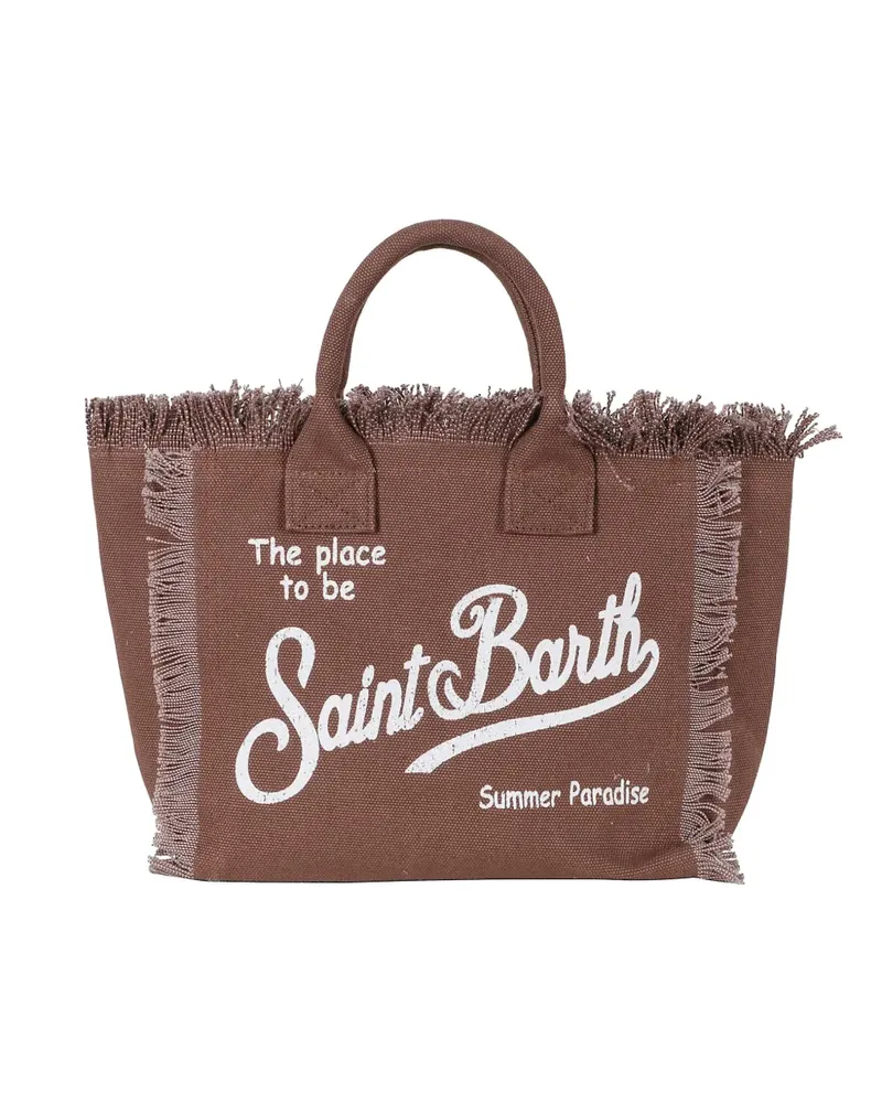 MC2 Saint Barth Colette fringe-trim tote bag - Braun Braun