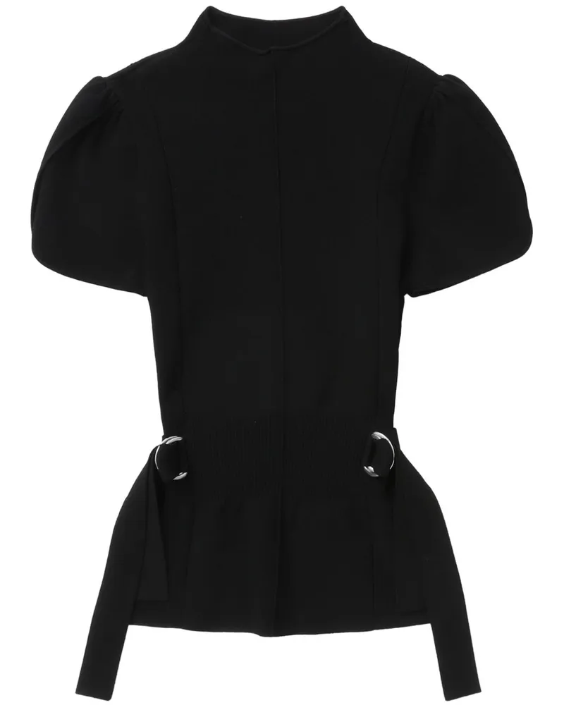 3.1 phillip lim T-Shirt mit Stehkragen - Schwarz Schwarz