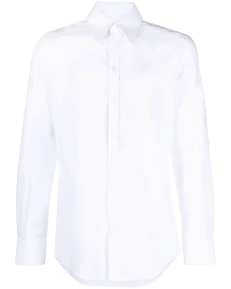 Dolce & Gabbana Langärmeliges Hemd - Weiß Weiß