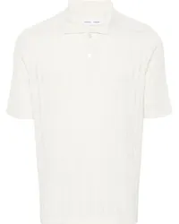 Samsøe & Samsøe Saconald Poloshirt in Lochstrick Nude