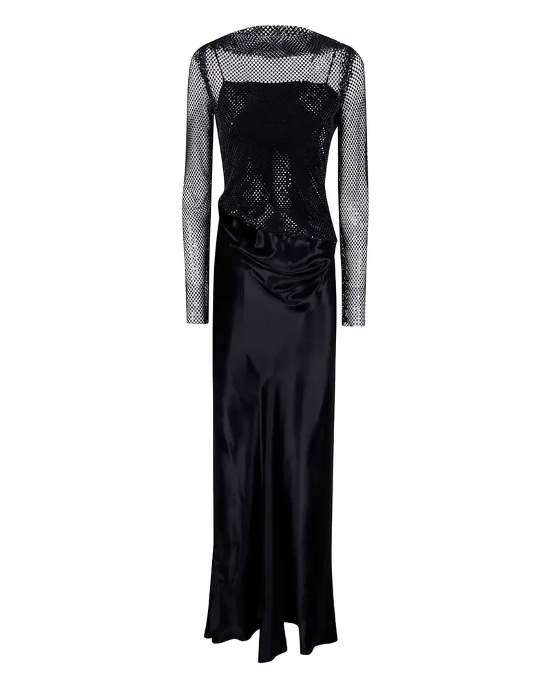 Alberta Ferretti sequin-embellishment maxi dress - Schwarz Schwarz
