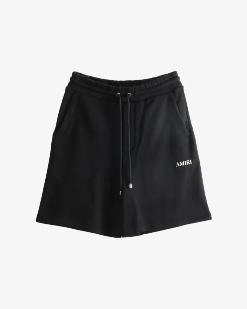 Amiri logo-print drawstring shorts - Schwarz Schwarz