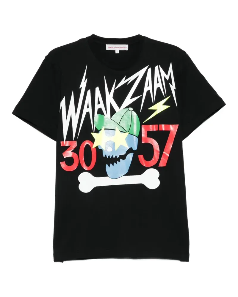 Walter van Beirendonck graphic-print T-shirt - Schwarz Schwarz