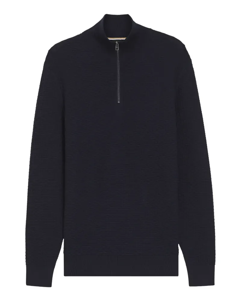 HUGO BOSS half-zip sweater - Blau Blau