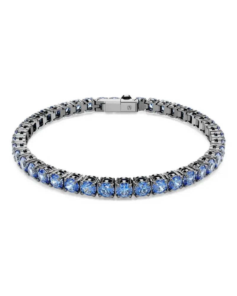 Swarovski crystal-embellished round-cut necklace - Silber Silber