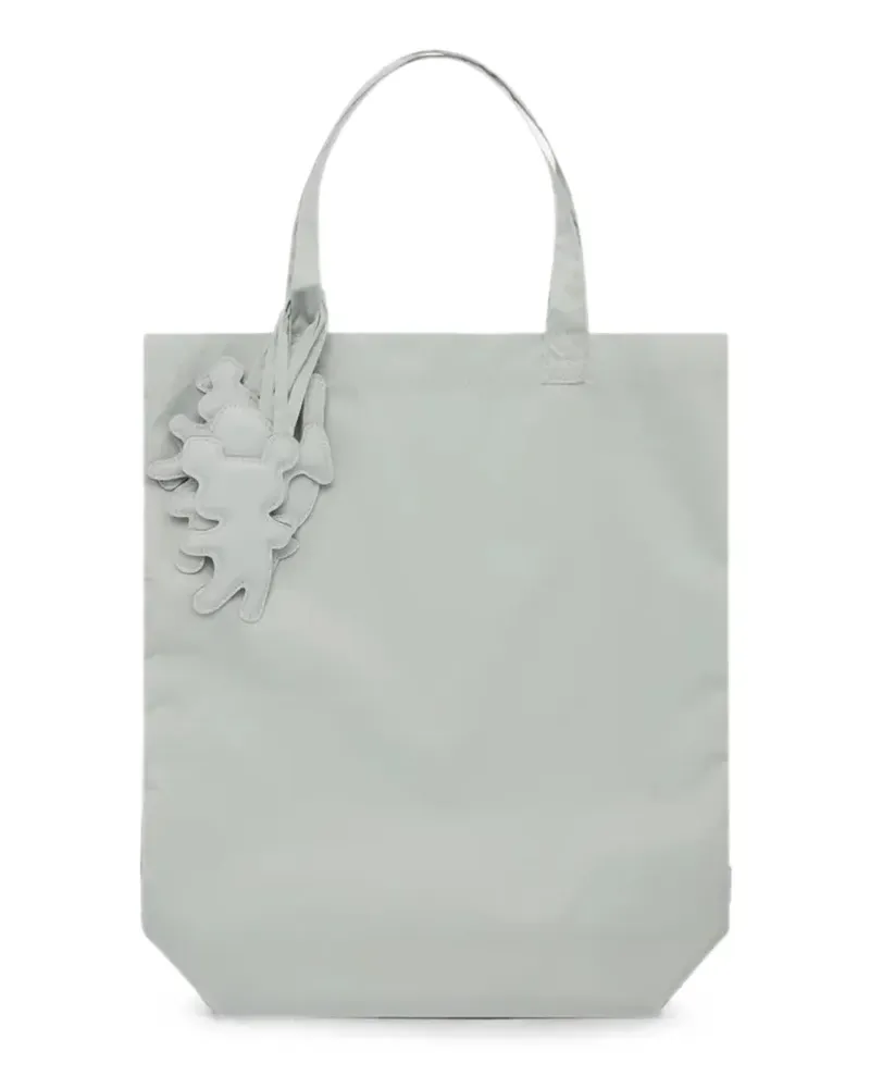 Comme des Garçons bear-charm logo-tag tote bag - Grau Grau