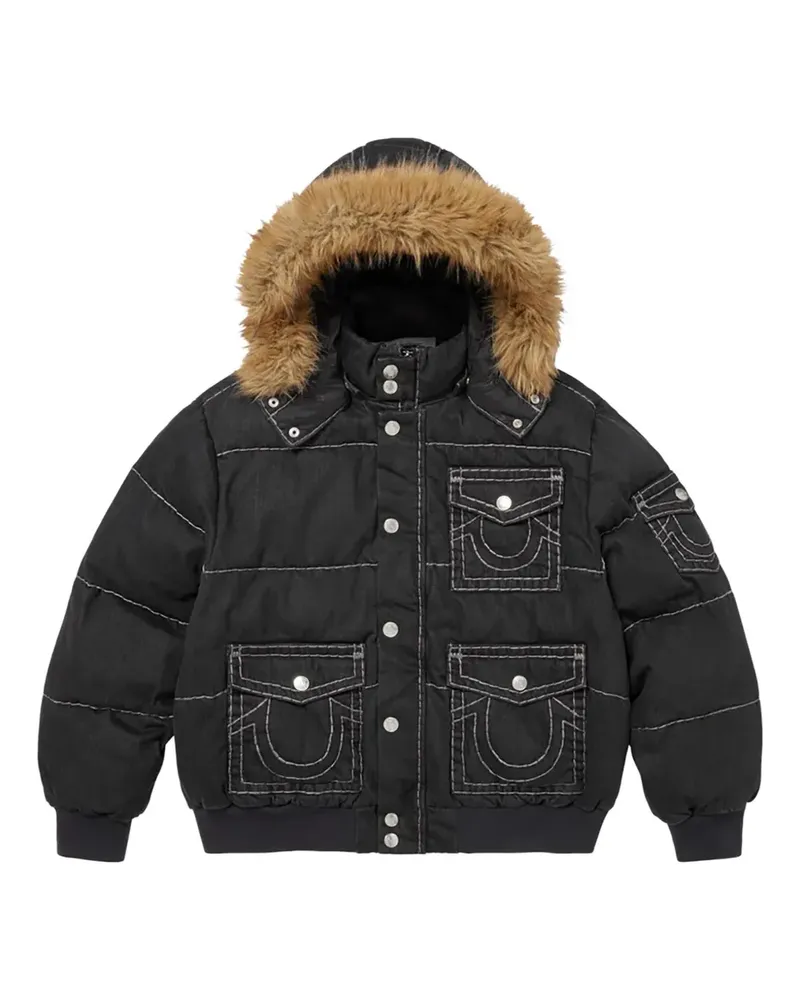 Supreme Being x True Religion® Steppjacke - Schwarz Schwarz