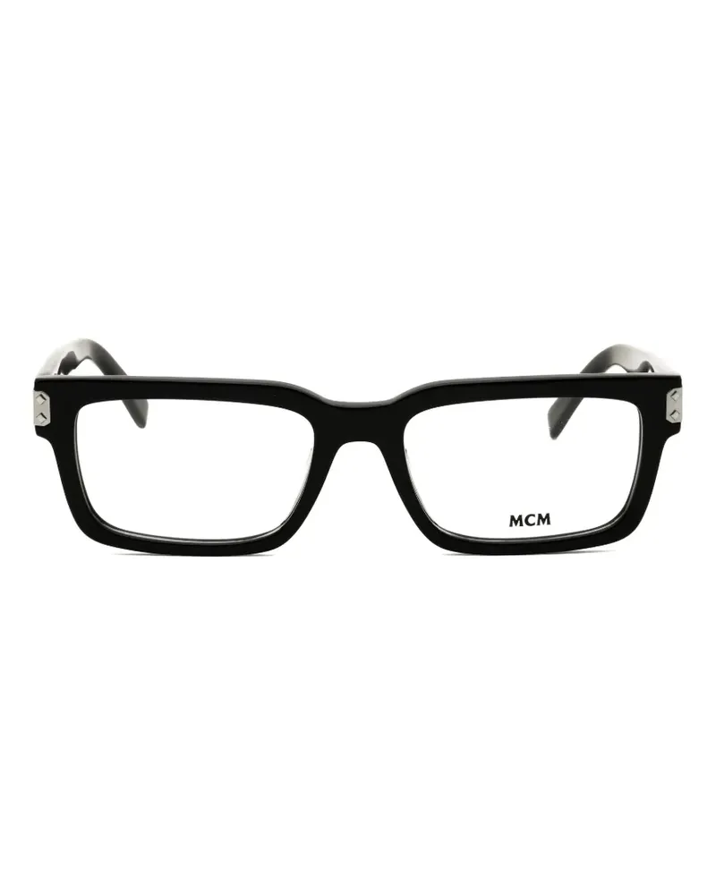 MCM rectangle-frame glasses - Schwarz Schwarz