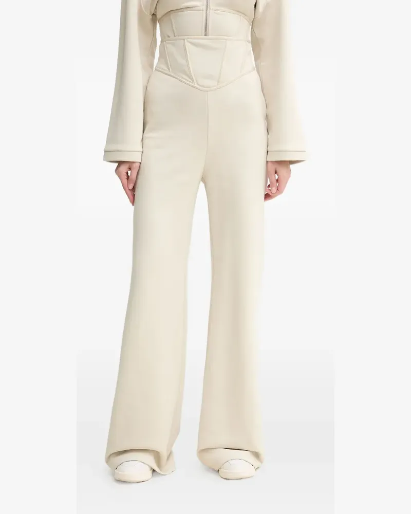 Pinko Hose mit Corsage-Bund - Nude Nude