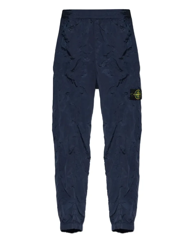 Stone Island logo-patch track pants - Blau Blau