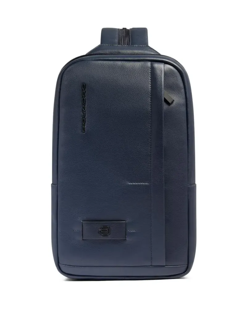 Piquadro Verstellbare Schultertasche - Blau Blau