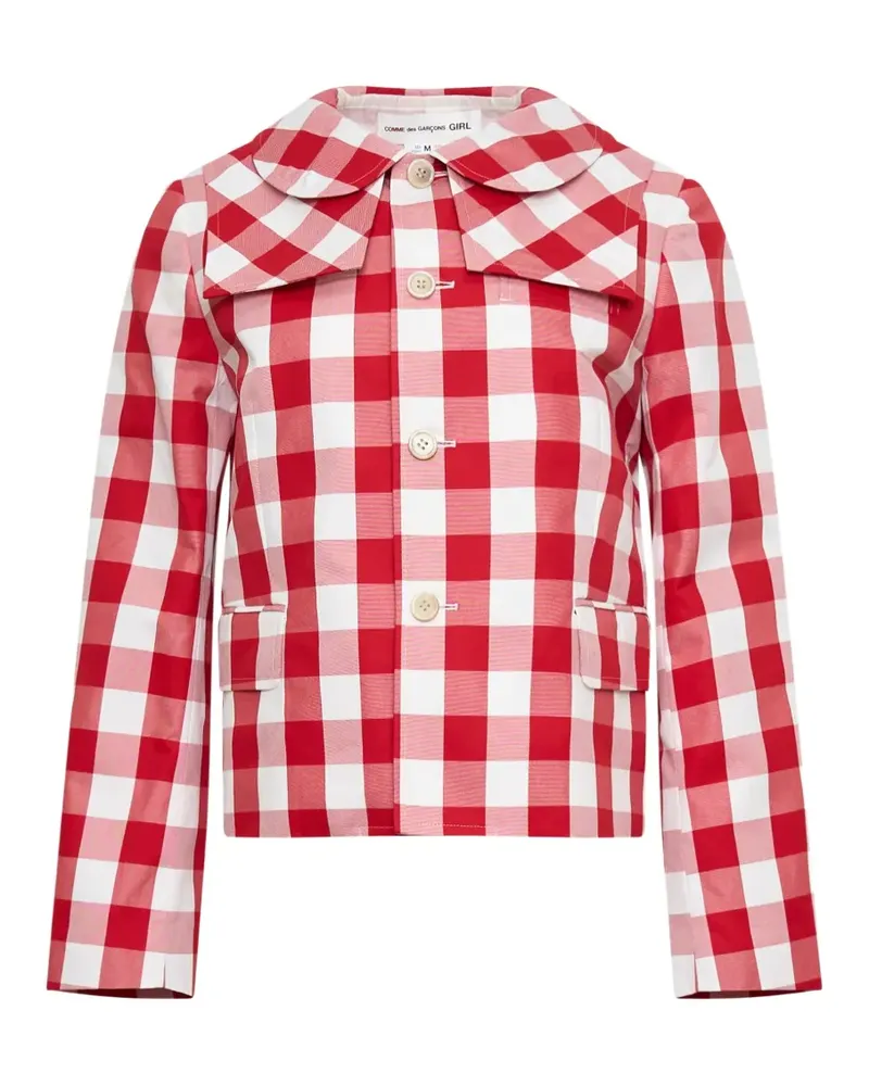 Comme des Garçons gingham jacket - Rot Rot