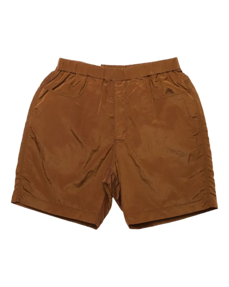 RANRA Stroller shiny track shorts - Braun Braun