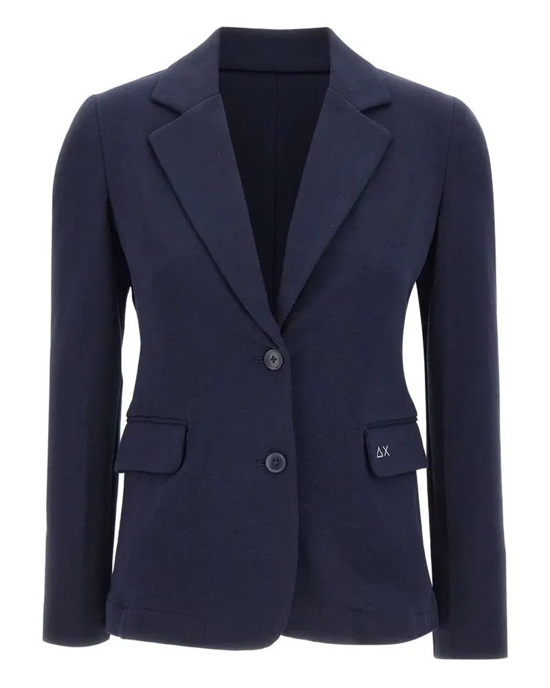 Sun68 Blazer mit fallendem Revers - Blau Blau