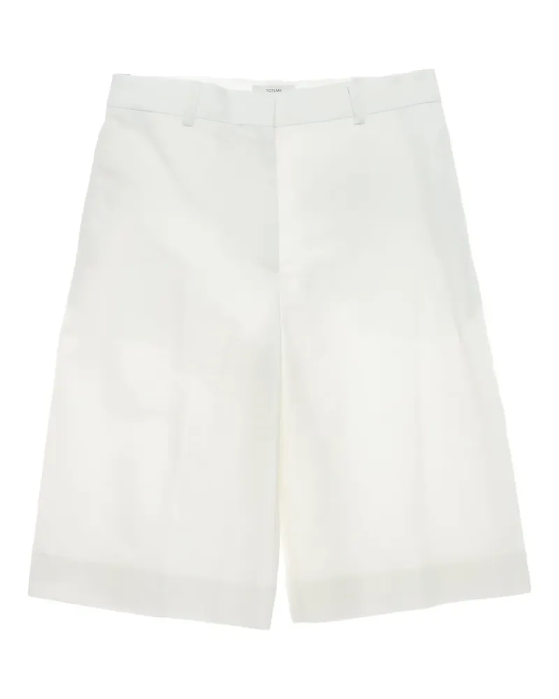 Totême Klassische Shorts mit Bügelfalten - Weiß Weiß