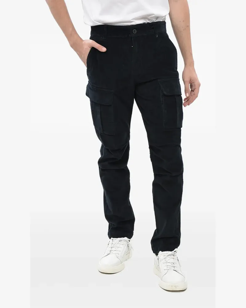 Diesel Cargohose aus geripptem Velours - Blau Blau