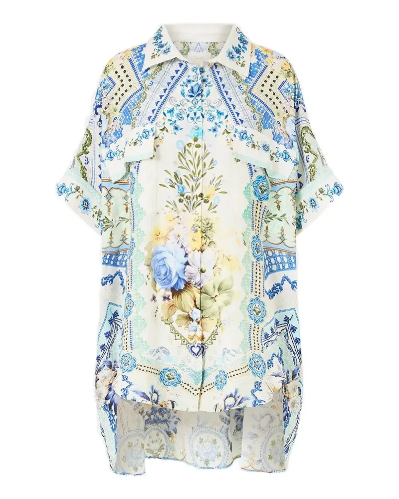 Camilla oversized pocket tunic - Nude Nude