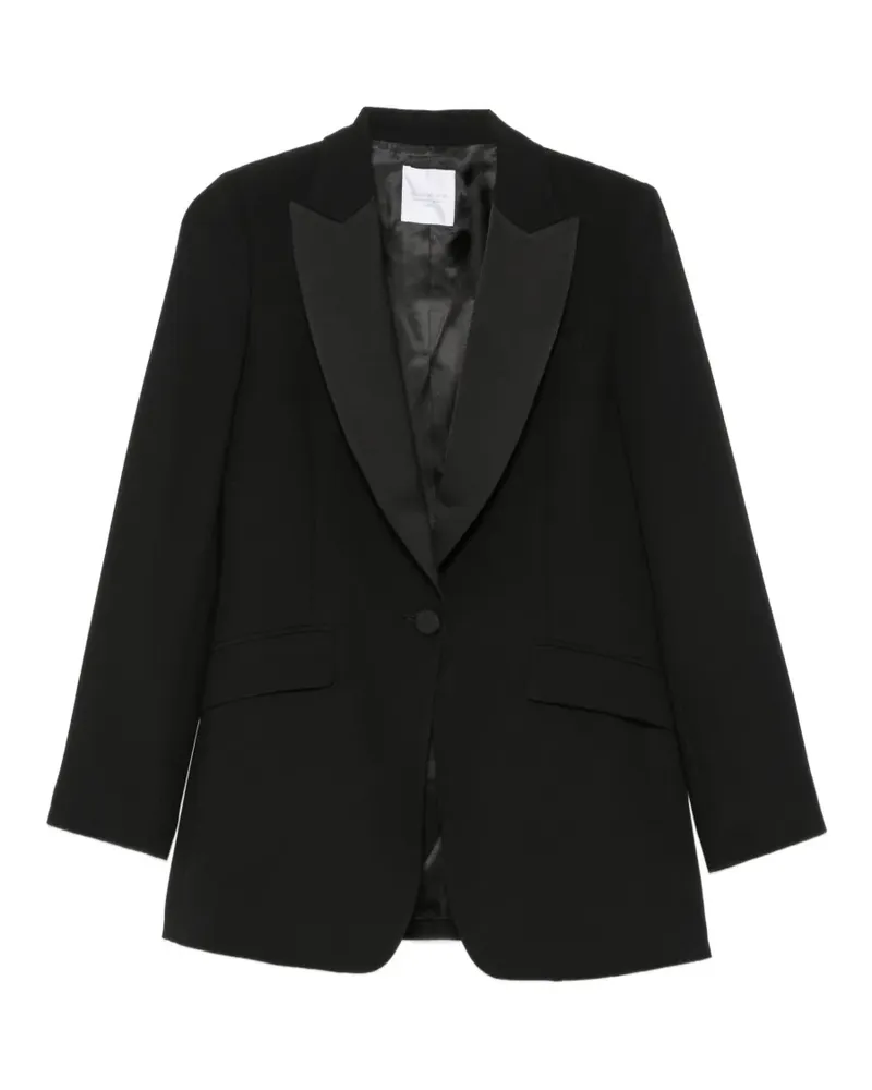 CENERE GB long-sleeve buttoned blazer - Schwarz Schwarz
