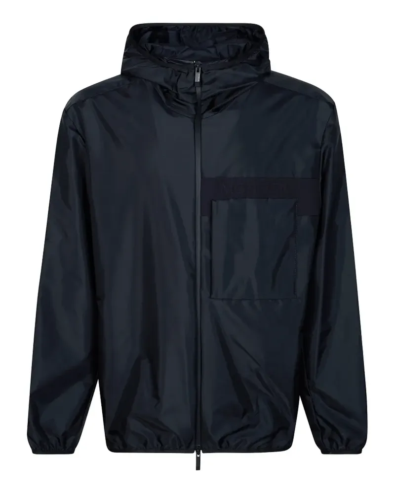Moncler Fonteghi Jacke mit Logo - Blau Blau