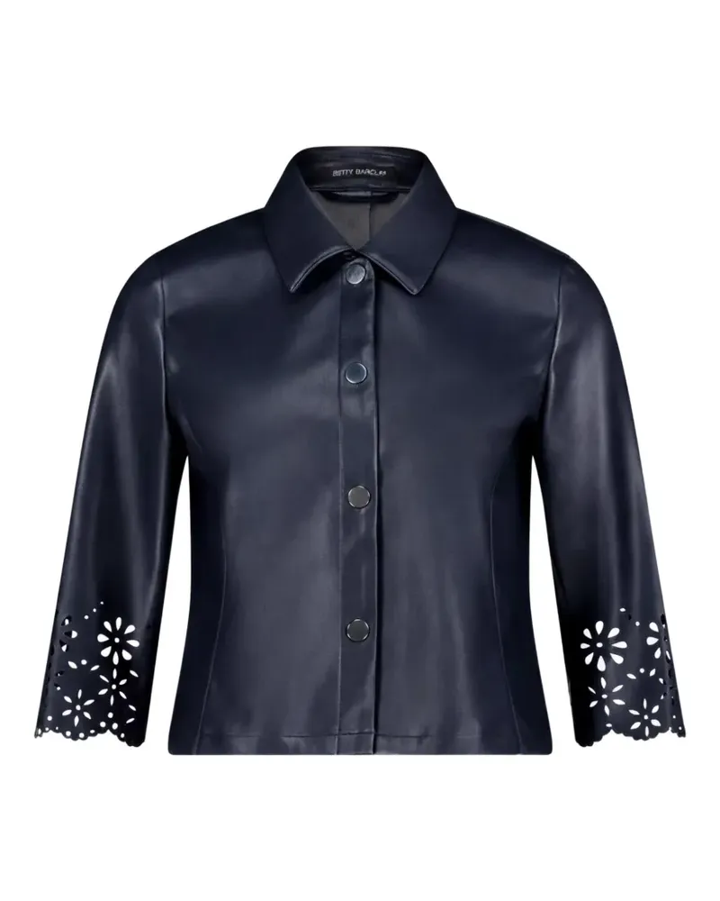 Betty Barclay Jacke mit klassischem Kragen - Blau Blau