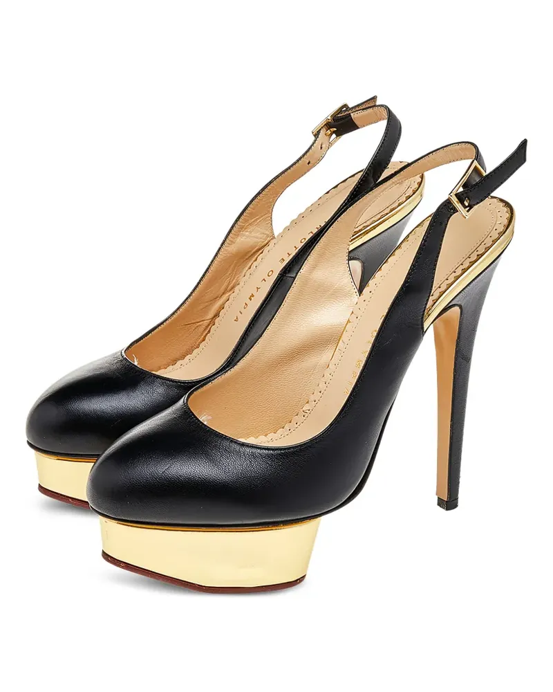 Charlotte Olympia Dolly Plateau-Pumps - Schwarz Schwarz