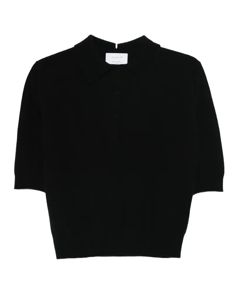 Daniele Fiesoli Gestricktes Poloshirt - Schwarz Schwarz