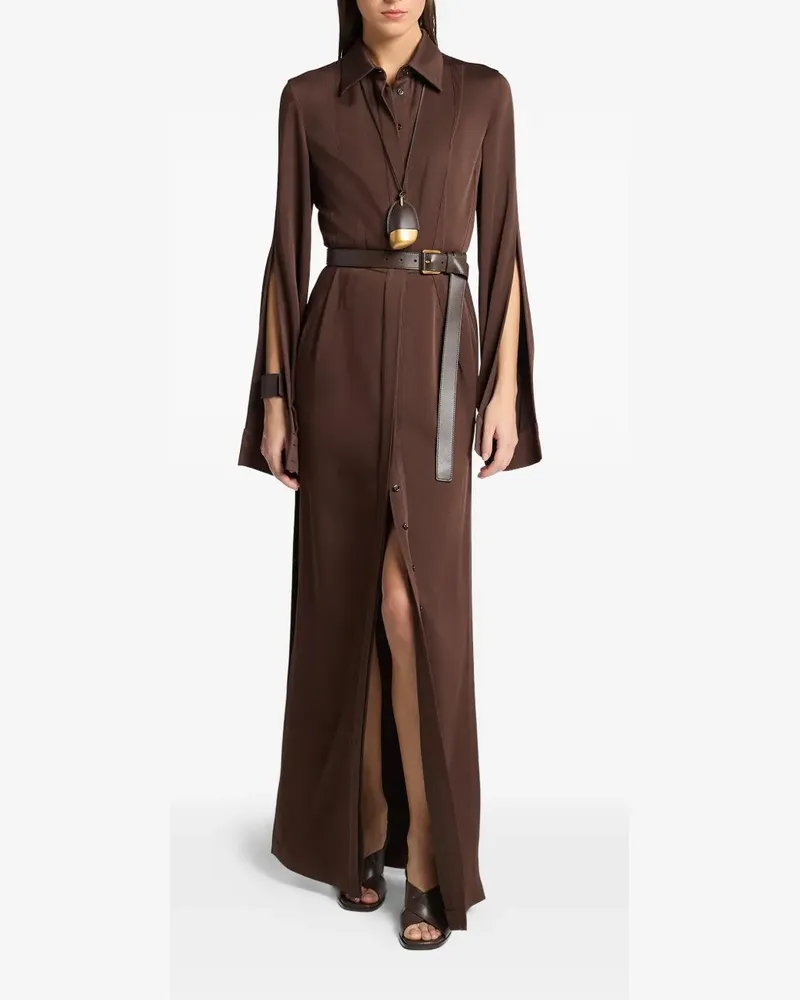 Michael Kors slit-sleeve shirt dress - Braun Braun