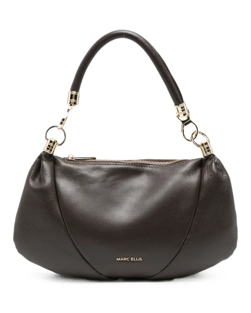 MARC ELLIS Devamdo leather shoulder bag - Braun Braun