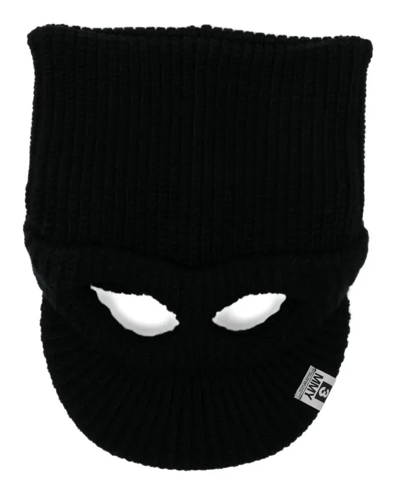 MIHARAYASUHIRO Masked Cat Baseballkappe - Schwarz Schwarz