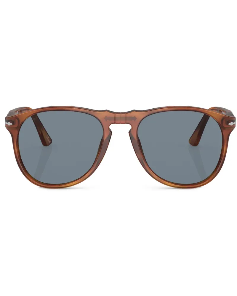 Persol Sonnenbrille mit rundem Gestell - Braun Braun