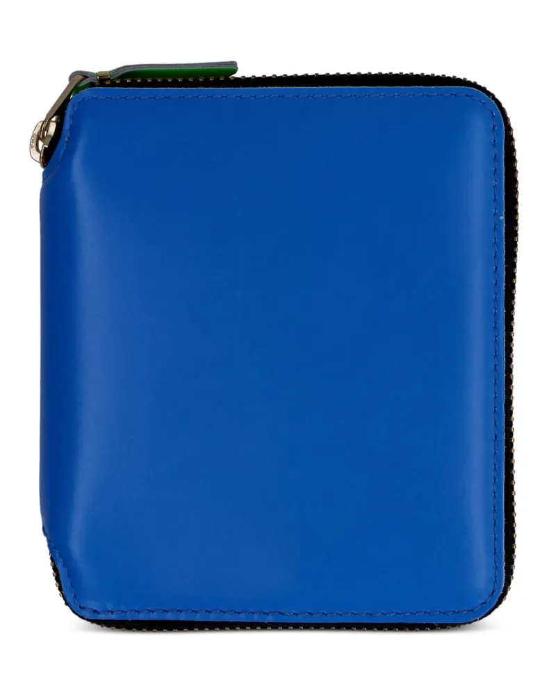 Comme des Garçons Portemonnaie aus glattem Leder - Blau Blau
