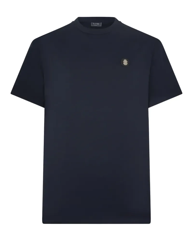 Billionaire logo-patch T-shirt - Blau Blau