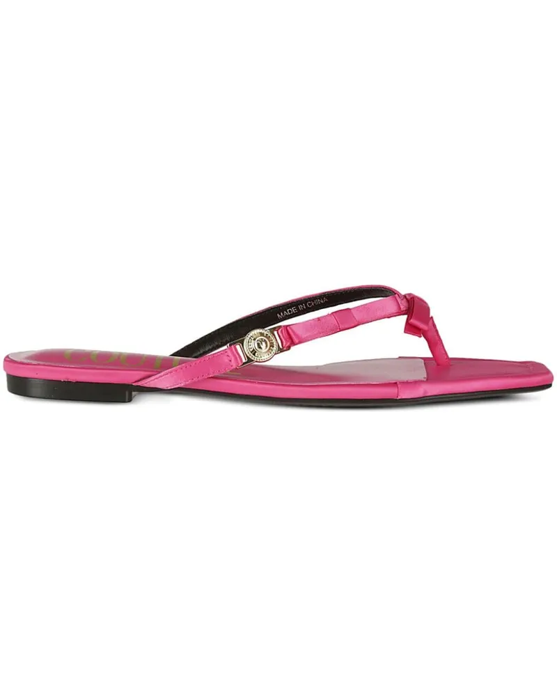 Versace Jeans Flip-Flops mit Schleife Rosa