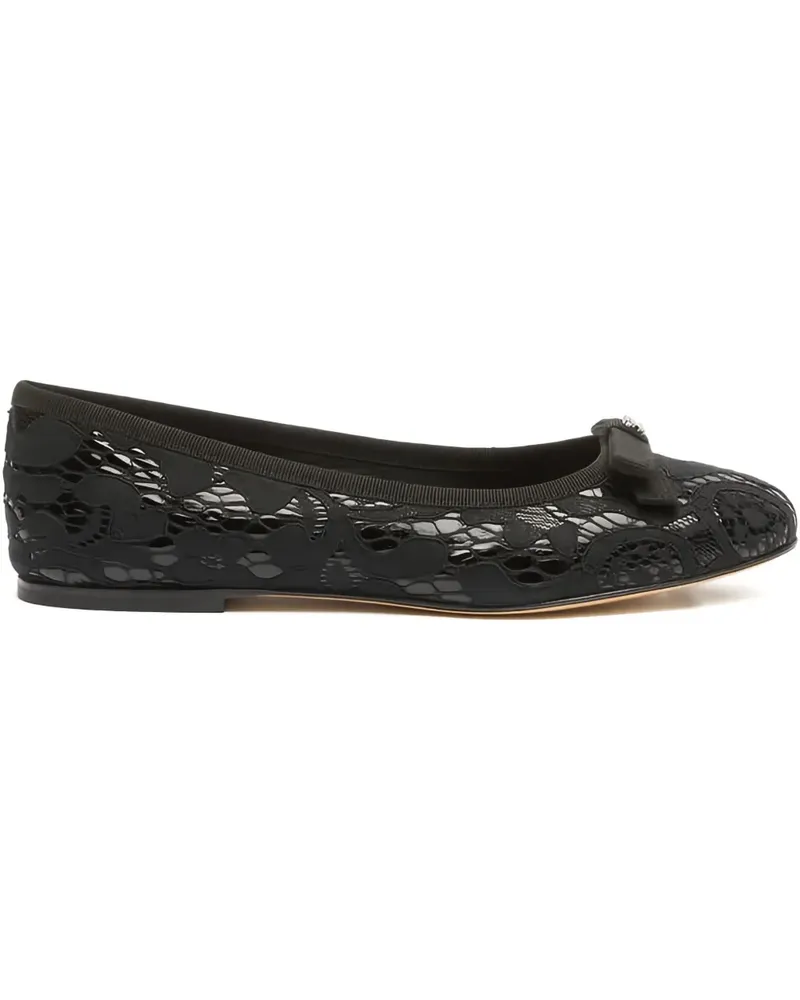 Casadei Liberty Ballerinas - Schwarz Schwarz