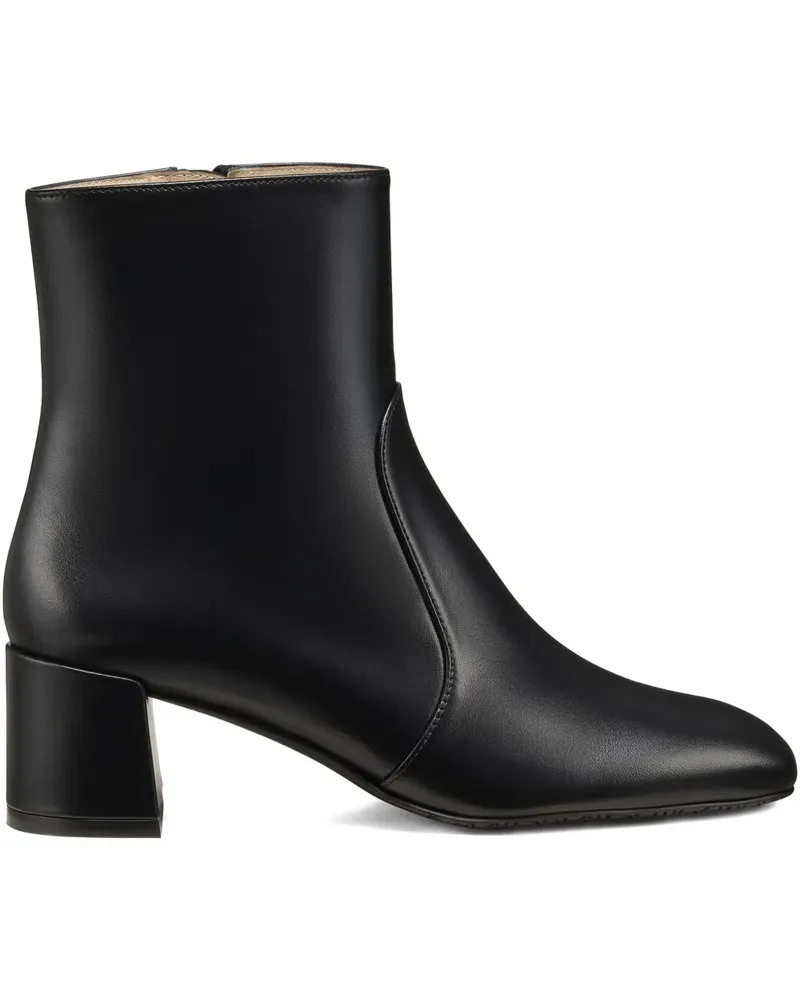 Stuart Weitzman Maeve Stiefeletten mit eckiger Kappe 70mm - Schwarz Schwarz