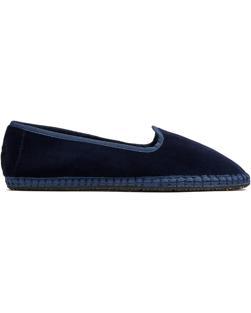 FLABELUS Espadrilles mit Samt-Finish - Blau Blau