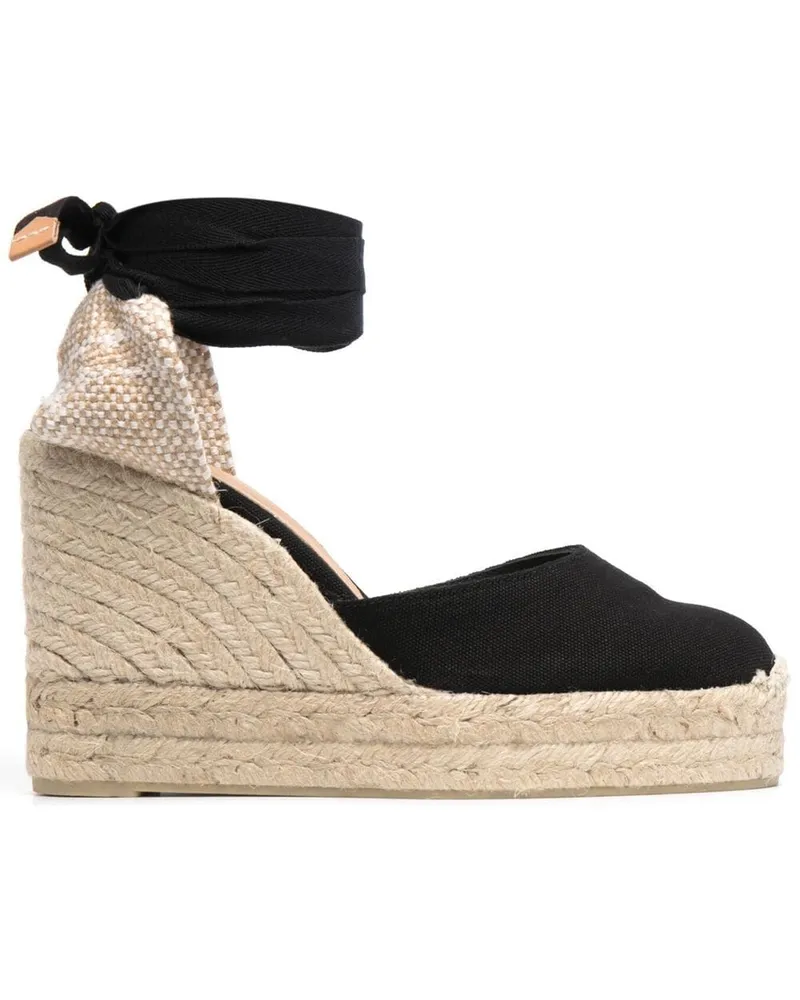 Castañer Carina Wedge-Espadrilles - Schwarz Schwarz