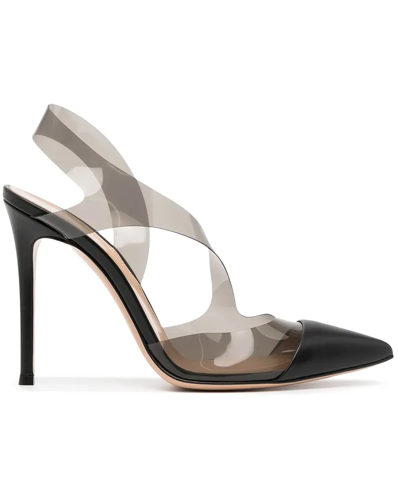 Gianvito Rossi Pumps mit Riemen - Schwarz Schwarz